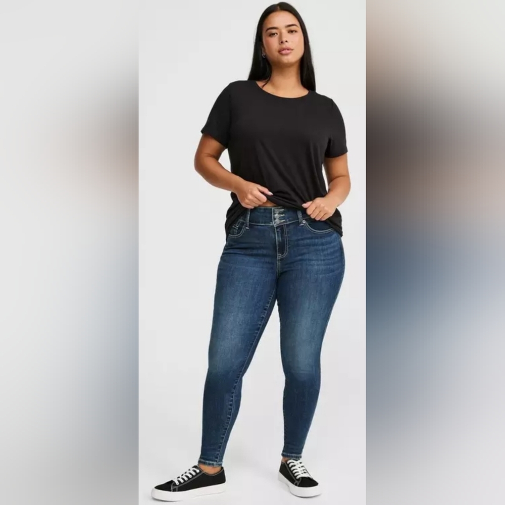 Torrid High Rise Women's Jegging Skinny Jeans Size 14